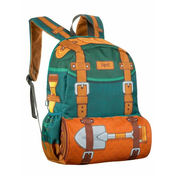 FANTAZIO Backpacks Rainbow Pen School Bag Canvas Daypack with Zipper FANTAZIO Backpacks Rainbow Pen School Bag Canvas Daypack with Zipper